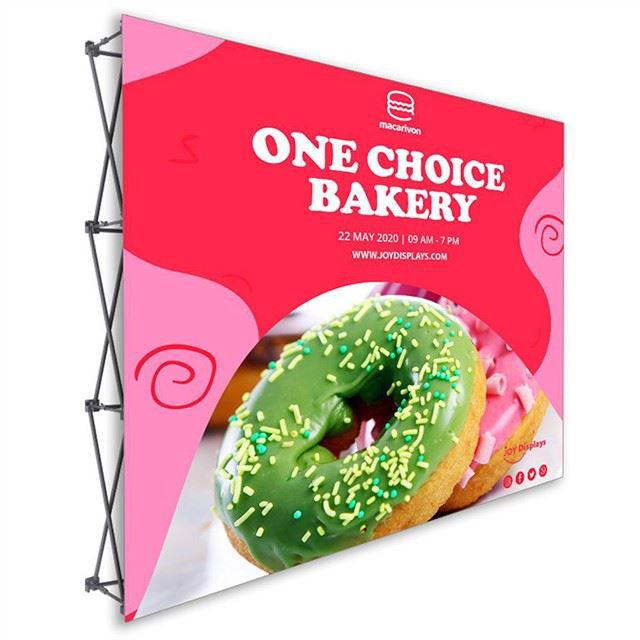 Blockout svart rygg Displaystoff