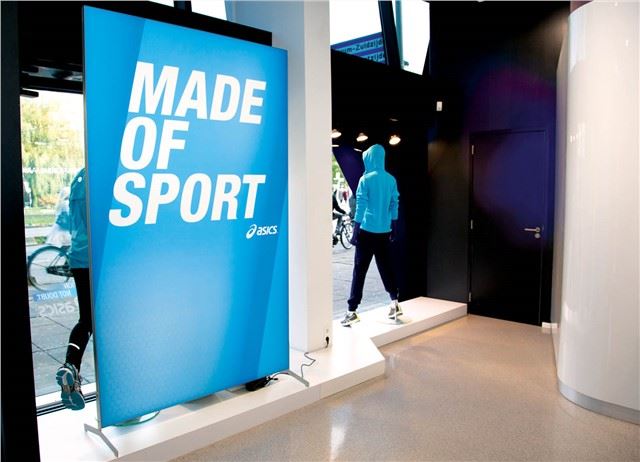 Bakgrunnsbelyst stoff for LED-lysboks